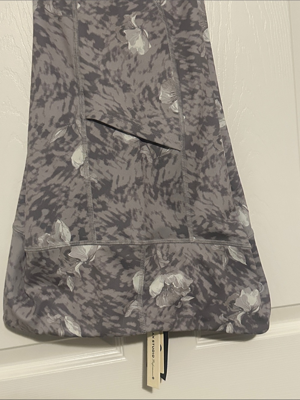 Athlete Gray Floral Performance Leggings